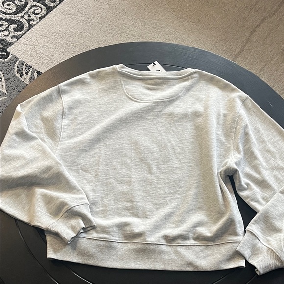 DKNY Light Gray Graphic Crew Neck sweatshirt - Picture 5 of 6
